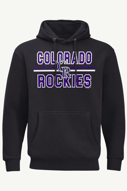 Starter Recommended | MENS COLORADO ROCKIES MESH LOOK HOODIE