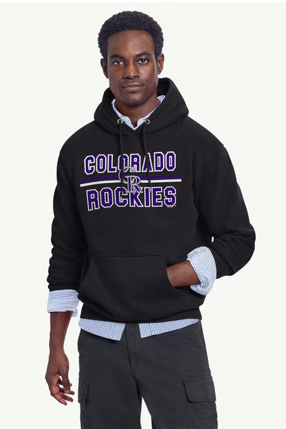 Starter Recommended | MENS COLORADO ROCKIES MESH LOOK HOODIE