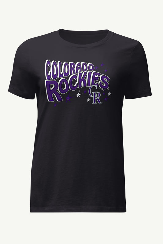 Starter Signature | WOMENS COLORADO ROCKIES FIREWORKS T SHIRT