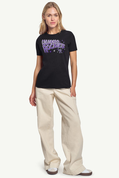 Starter Signature | WOMENS COLORADO ROCKIES FIREWORKS T SHIRT