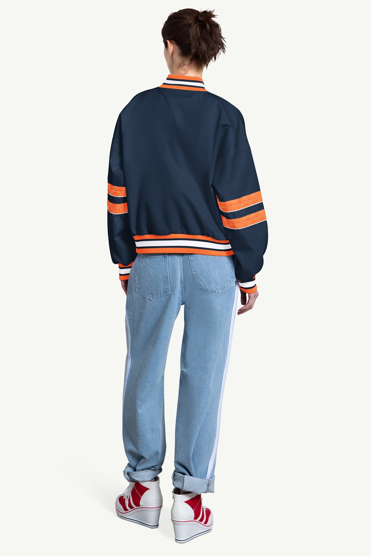 Starter Featured | WOMENS DETROIT TIGERS INTERCEPTION VARSITY JACKET