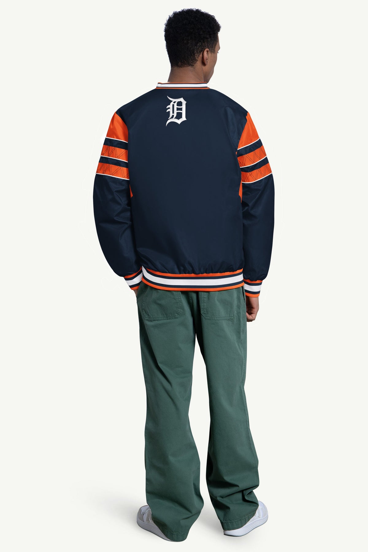 Starter Essential | MENS DETROIT TIGERS ENFORCER V-NECK PULLOVER JACKET