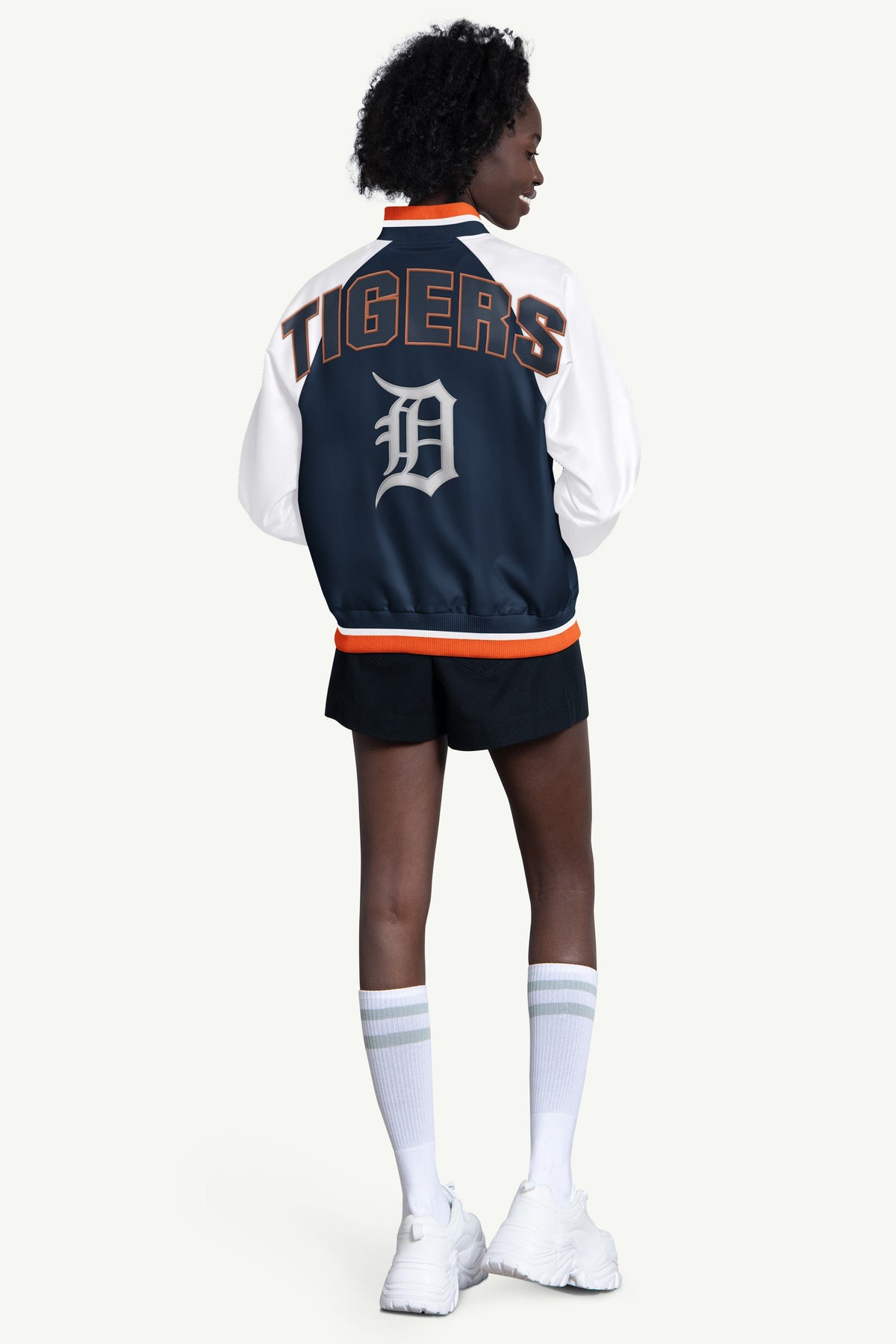 Starter Recommended | WOMENS DETROIT TIGERS BLITZ VARSITY JACKET