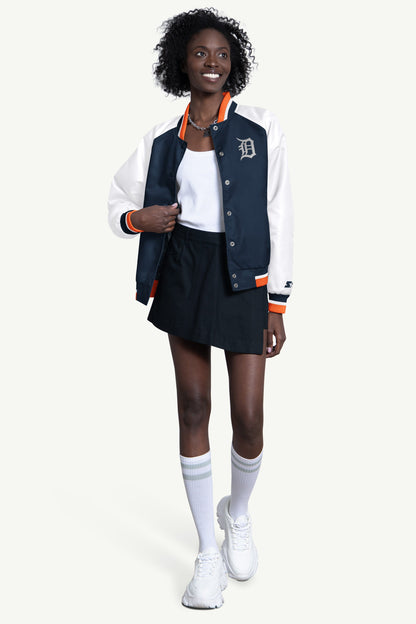Starter Recommended | WOMENS DETROIT TIGERS BLITZ VARSITY JACKET