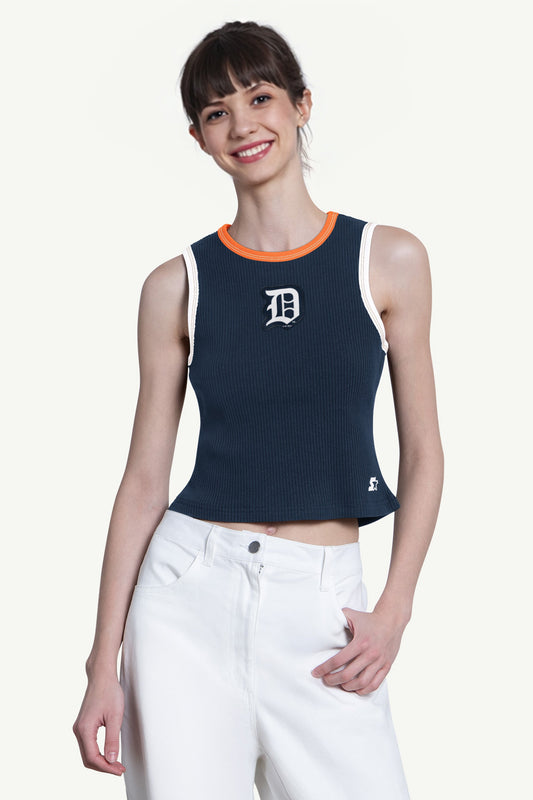 Starter Essential | WOMENS DETROIT TIGERS PLAY THE BALL CROP TANK