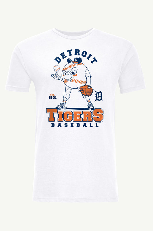 Starter Popular | MENS DETROIT TIGERS BASEBALL CHARACTER SHORT SLEEVE T SHIRT