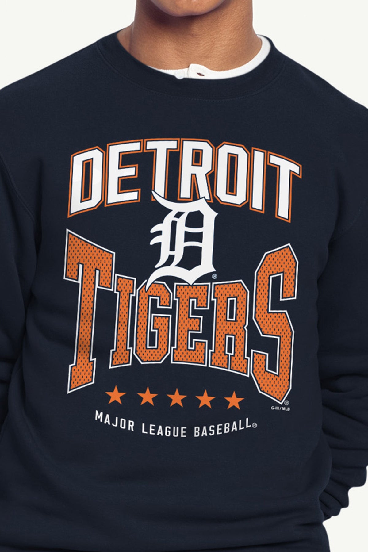 Starter Classic | MENS DETROIT TIGERS CENTER SQUEEZE SWEATSHIRT
