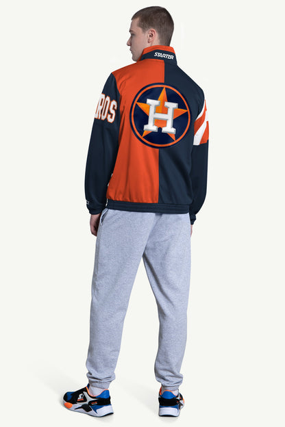 Starter New | MENS HOUSTON ASTROS HERITAGE TRACK JACKET