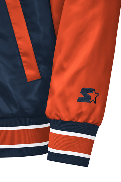 Starter Value | MENS HOUSTON ASTROS SATIN VARSITY JACKET