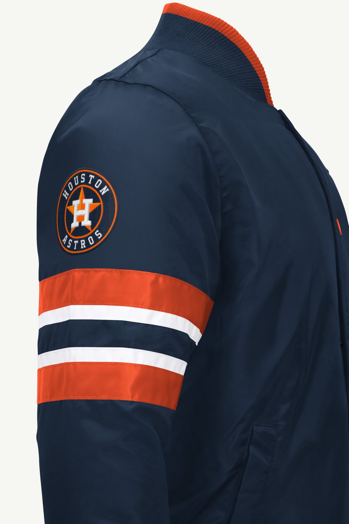 Starter Smart Buy | MENS HOUSTON ASTROS SATIN VARSITY JACKET