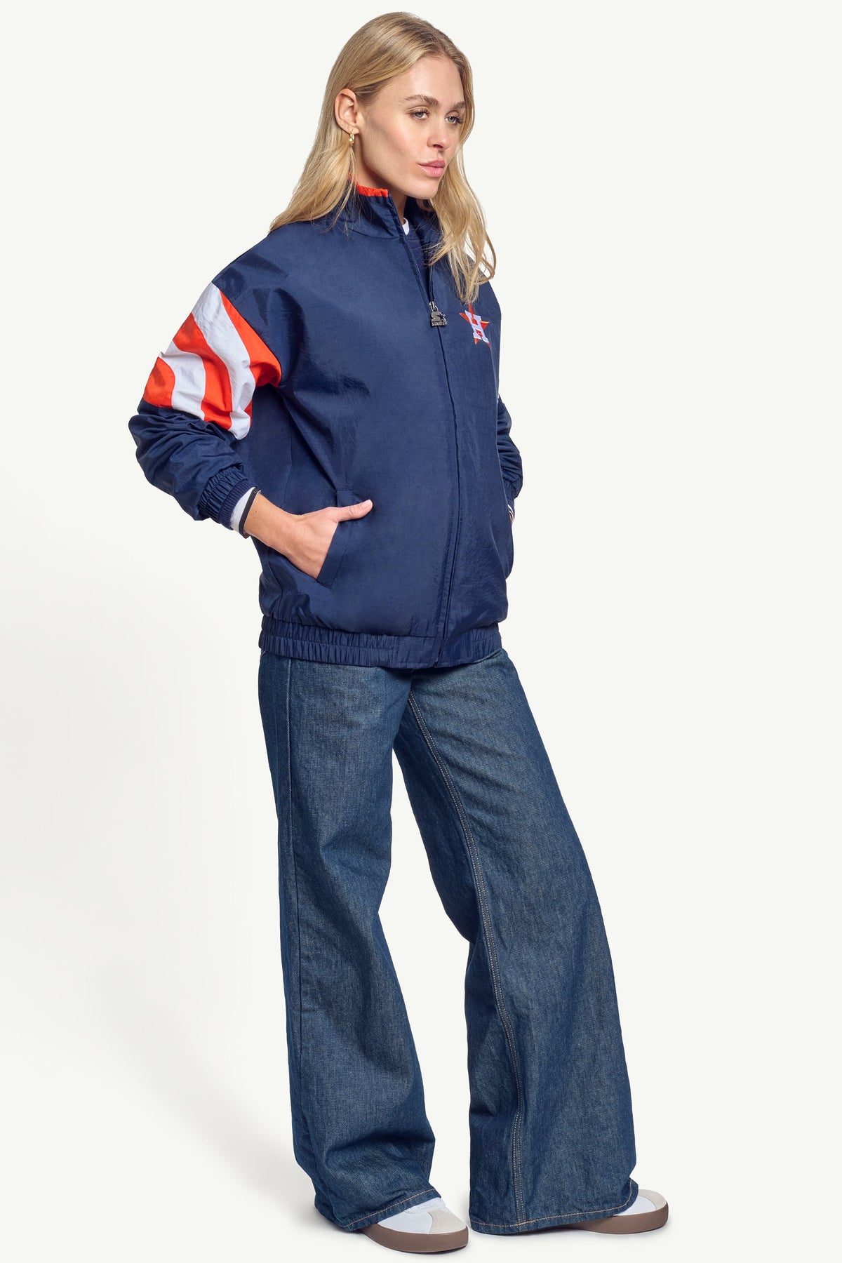 Starter Trusted | WOMENS HOUSTON ASTROS ZIP JACKET