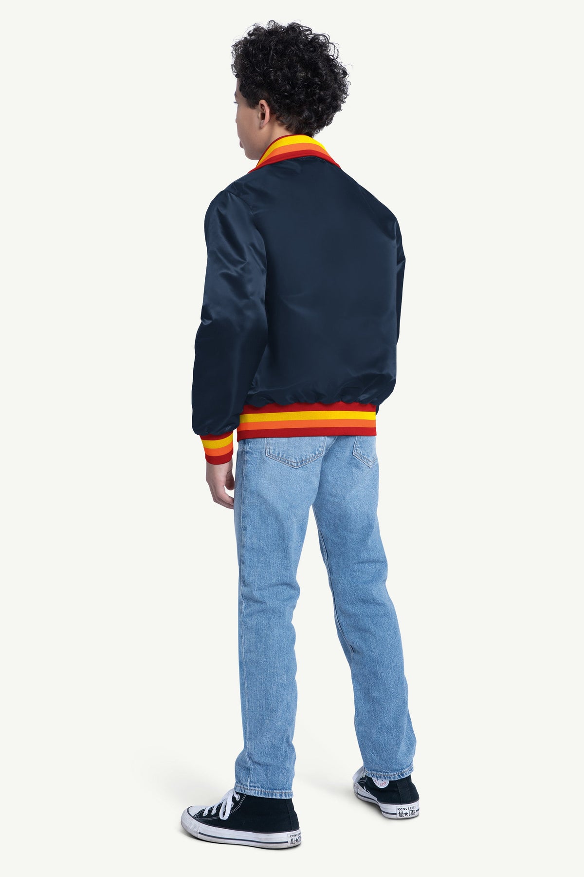 Starter Customer Favorite | YOUTH HOUSTON ASTROS CAPTAIN JR. VARSITY JACKET