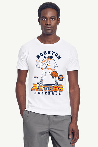 Starter Hot Sale | MENS HOUSTON ASTROS BASEBALL CHARACTER SHORT SLEEVE T SHIRT