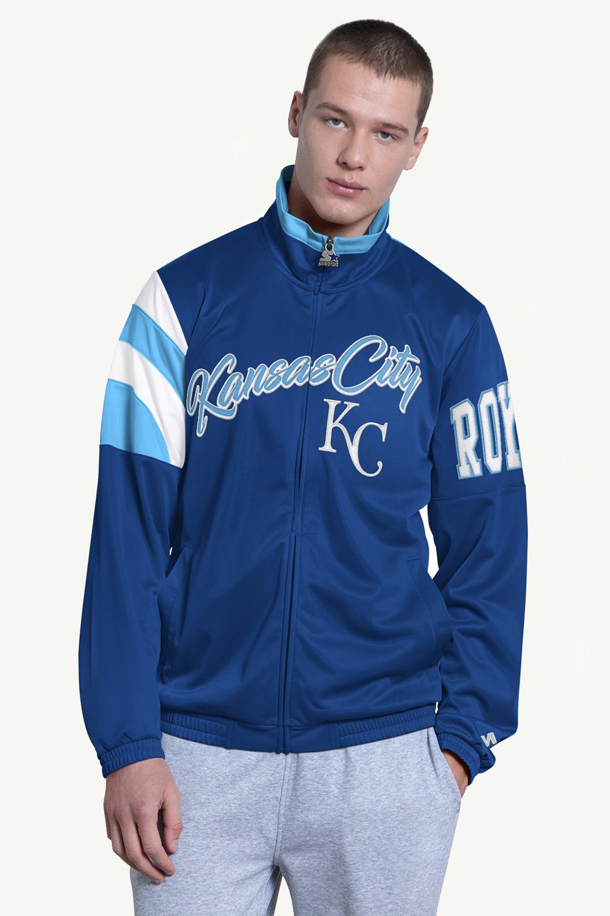 Starter Value | MENS KANSAS CITY ROYALS HERITAGE TRACK JACKET