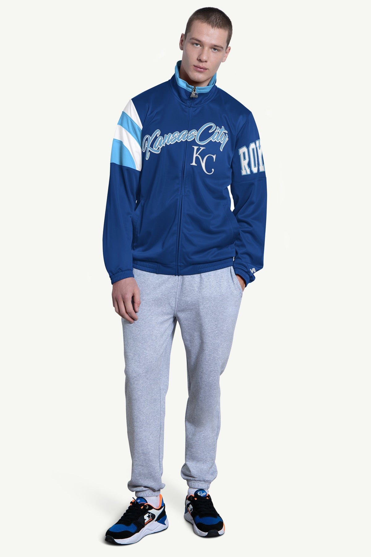 Starter Value | MENS KANSAS CITY ROYALS HERITAGE TRACK JACKET