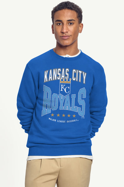Starter Discount | MENS KANSAS CITY ROYALS CENTER SQUEEZE SWEATSHIRT
