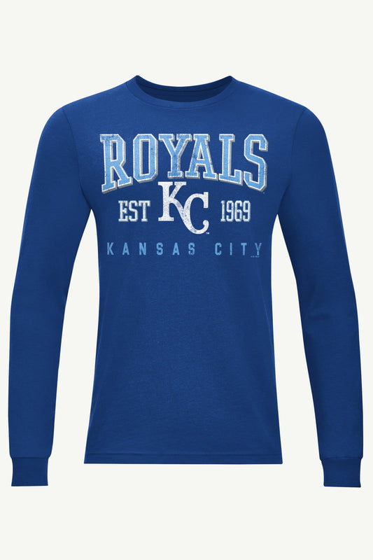 Starter Deals | MENS KANSAS CITY ROYALS RETRO LONG SLEEVE T SHIRT
