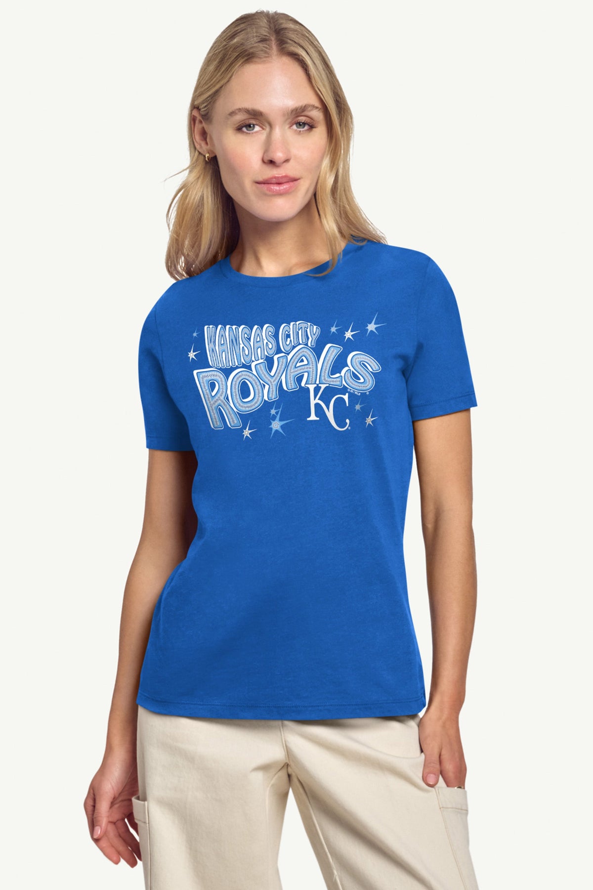 Starter Recommended | WOMENS KANSAS CITY ROYALS FIREWORKS T SHIRT