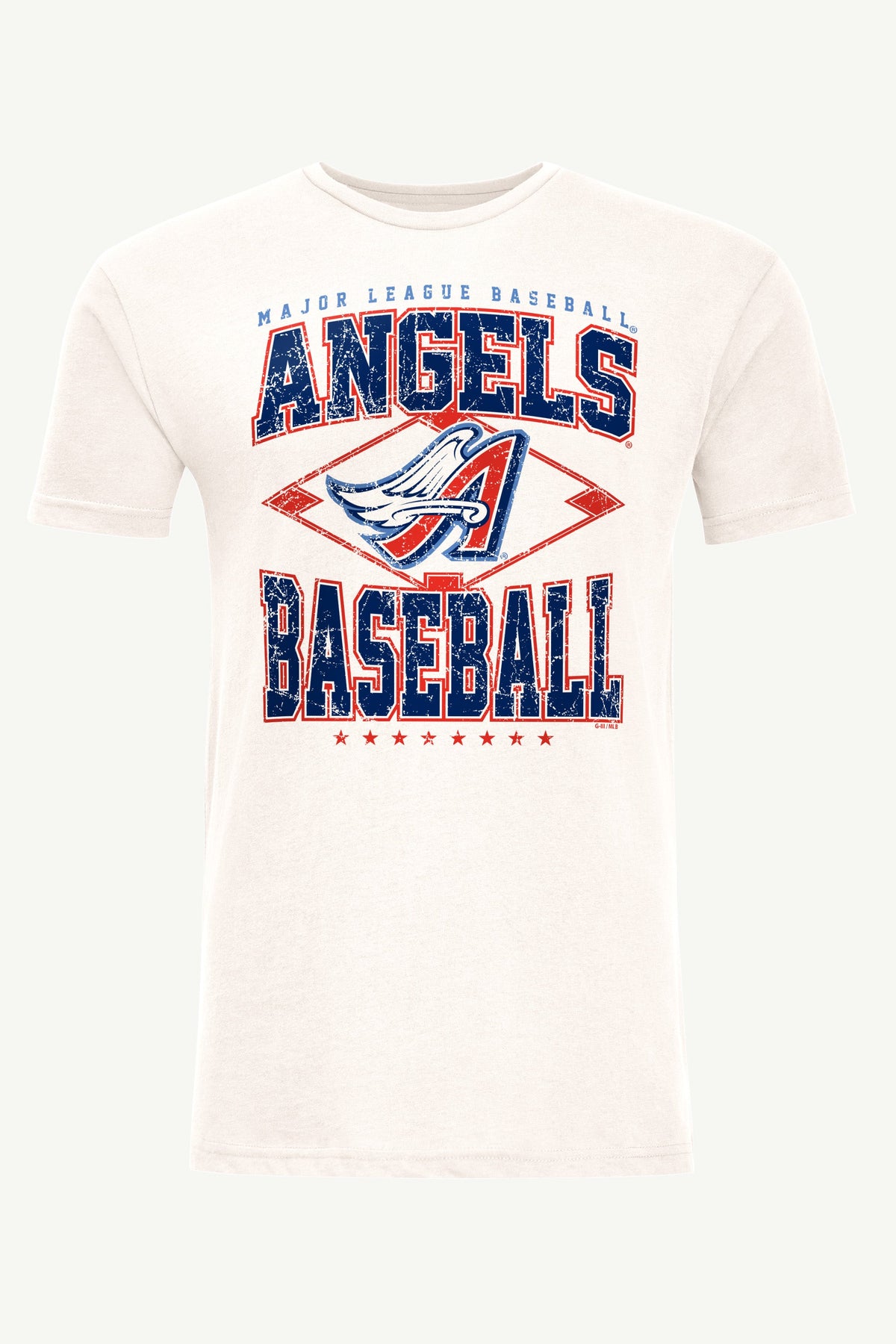 Starter Deals | MENS LOS ANGELES ANGELS DISTRESSED COOPERSTOWN DIAMOND SHORT SLEEVE T SHIRT