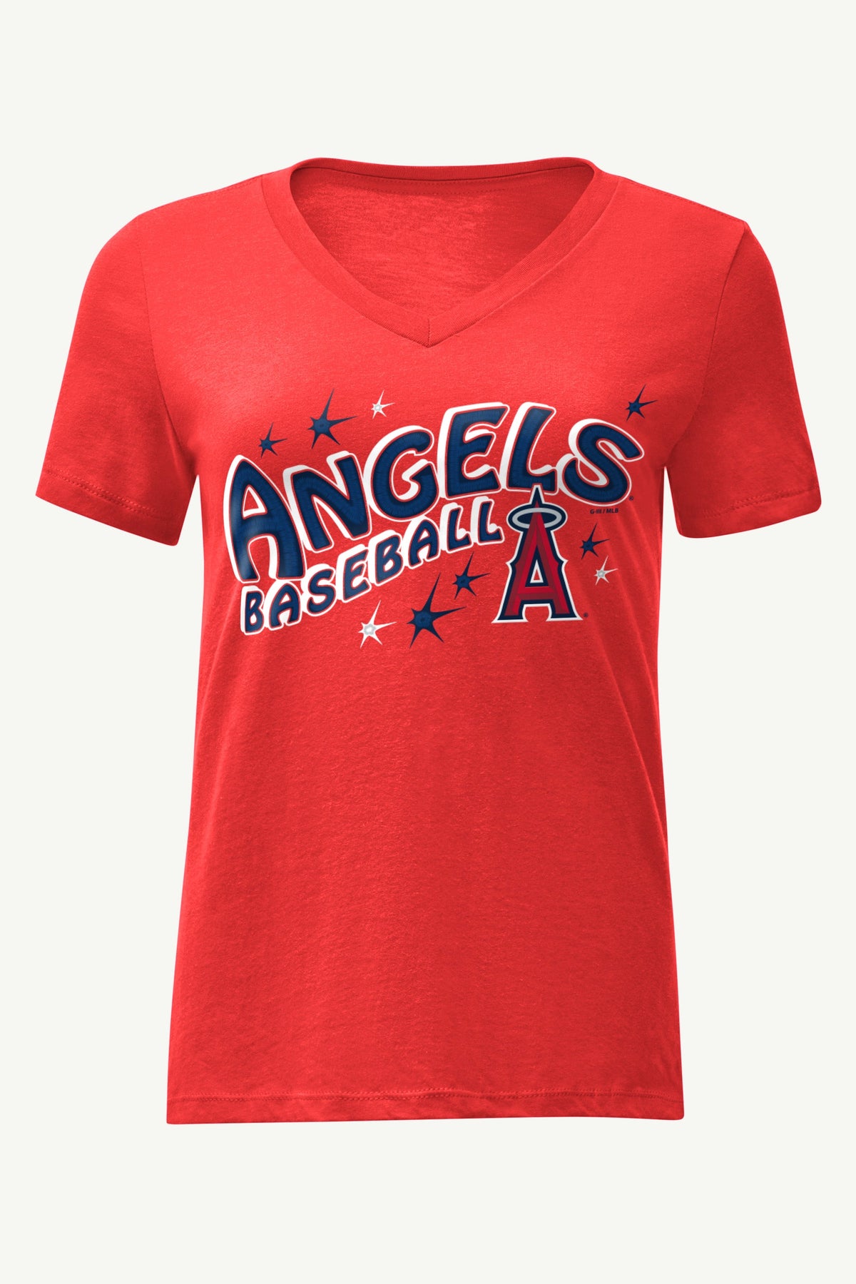 Starter Customer Favorite | WOMENS LOS ANGELES ANGELS FIREWORKS V NECK T SHIRT
