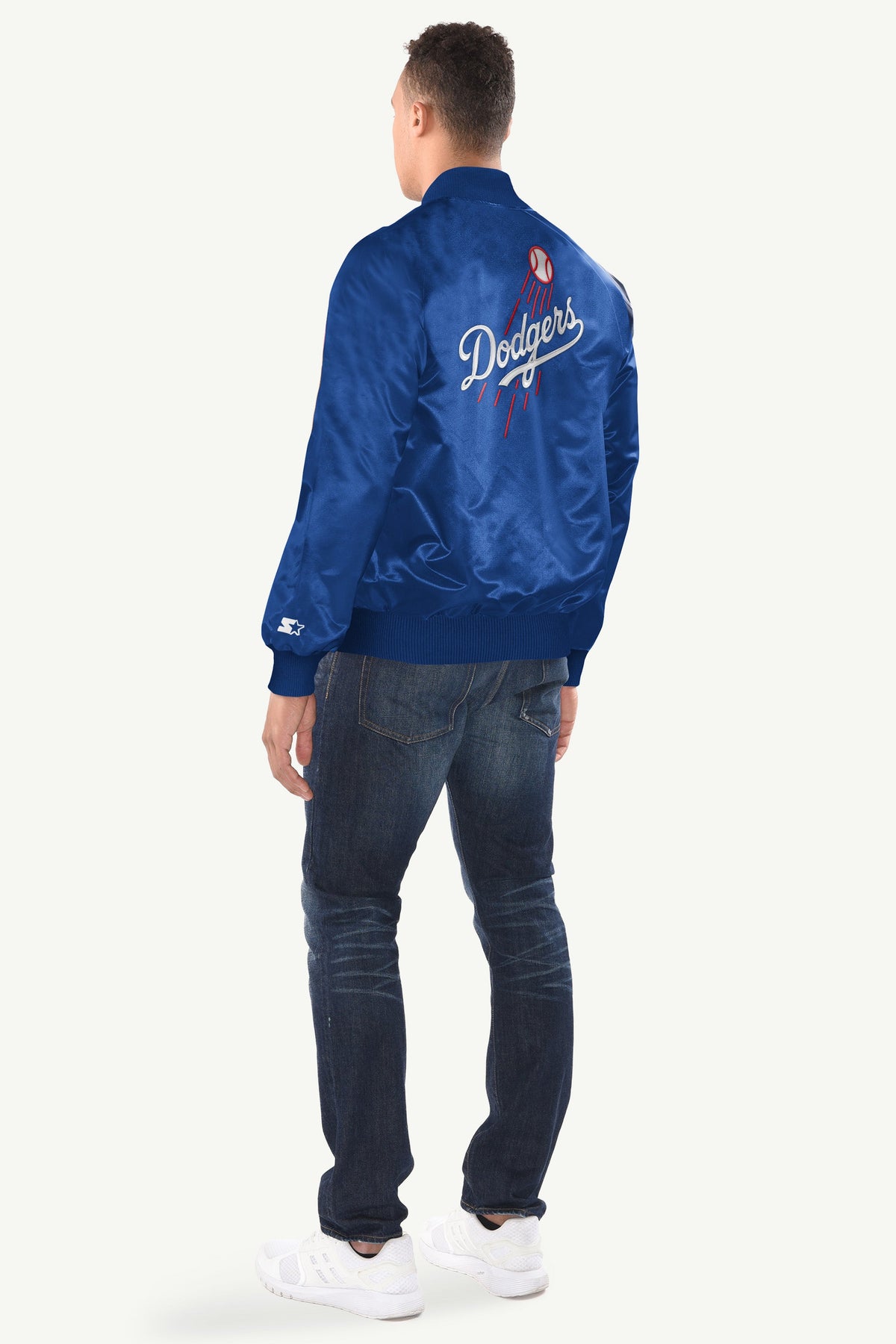 Starter Classic | MENS LOS ANGELES DODGERS INDUCTEE SATIN VARSITY JACKET