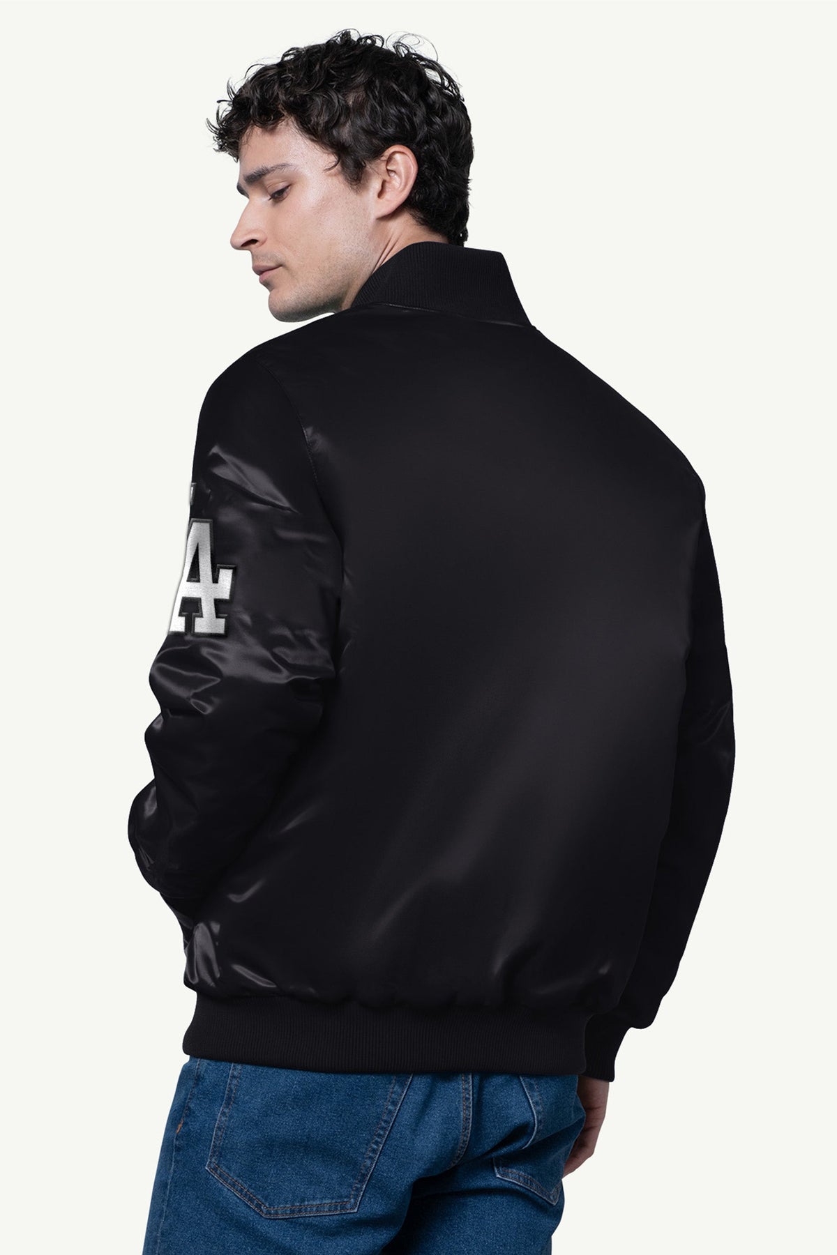 Starter Best Price | MENS LOS ANGELES DODGERS SATIN VARSITY JACKET