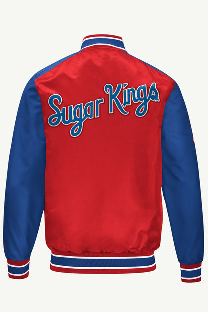 Starter Smart Buy | MENS MIAMI MARLINS SATIN VARSITY JACKET