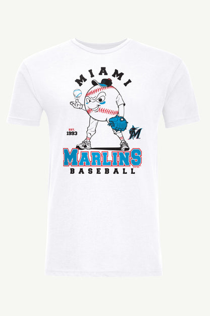 Starter Best Price | MENS MIAMI MARLINS BASEBALL CHARACTER SHORT SLEEVE T SHIRT