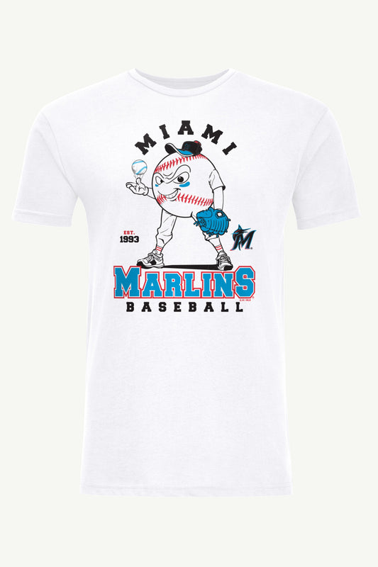 Starter Best Price | MENS MIAMI MARLINS BASEBALL CHARACTER SHORT SLEEVE T SHIRT