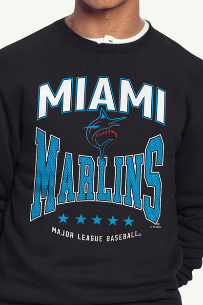 Starter Quality | MENS MIAMI MARLINS CENTER SQUEEZE SWEATSHIRT
