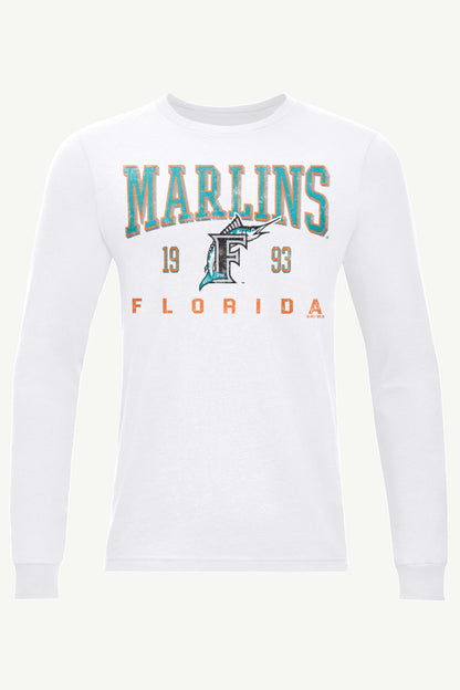 Starter Classic | MENS MIAMI MARLINS RETRO LONG SLEEVE T SHIRT