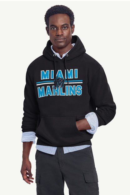 Starter Everyday | MENS MIAMI MARLINS MESH LOOK HOODIE