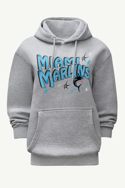 Starter Great Value | WOMENS MIAMI MARLINS FIREWORKS HOODIE