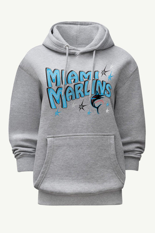 Starter Great Value | WOMENS MIAMI MARLINS FIREWORKS HOODIE