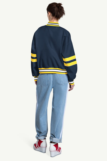 Starter Value | WOMENS MILWAUKEE BREWERS INTERCEPTION VARSITY JACKET