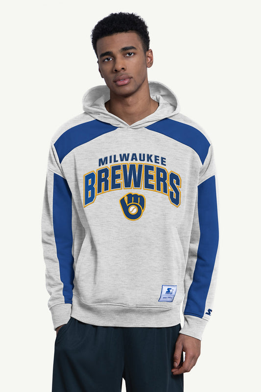 Starter Quality | MENS MILWAUKEE BREWERS PRO SET HOODIE