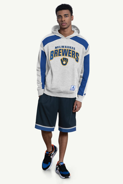 Starter Quality | MENS MILWAUKEE BREWERS PRO SET HOODIE