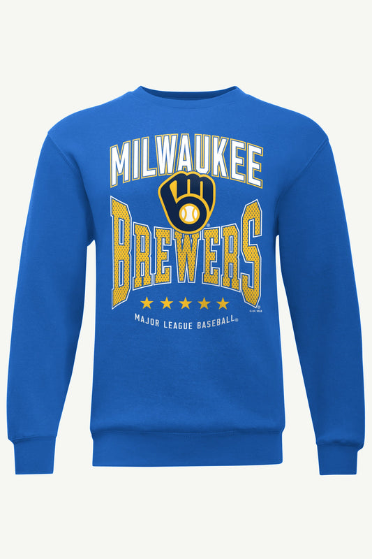 Starter Latest | MENS MILWAUKEE BREWERS CENTER SQUEEZE SWEATSHIRT