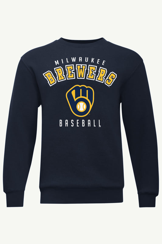 Starter Great Value | MENS MILWAUKEE BREWERS GRAPHIC SWEATSHIRT