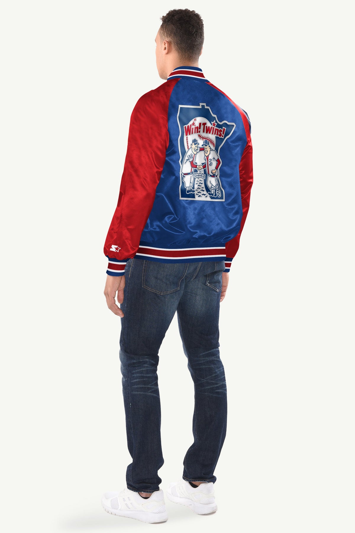 Starter Smart Buy | MENS MINNESOTA TWINS INDUCTEE SATIN VARSITY JACKET