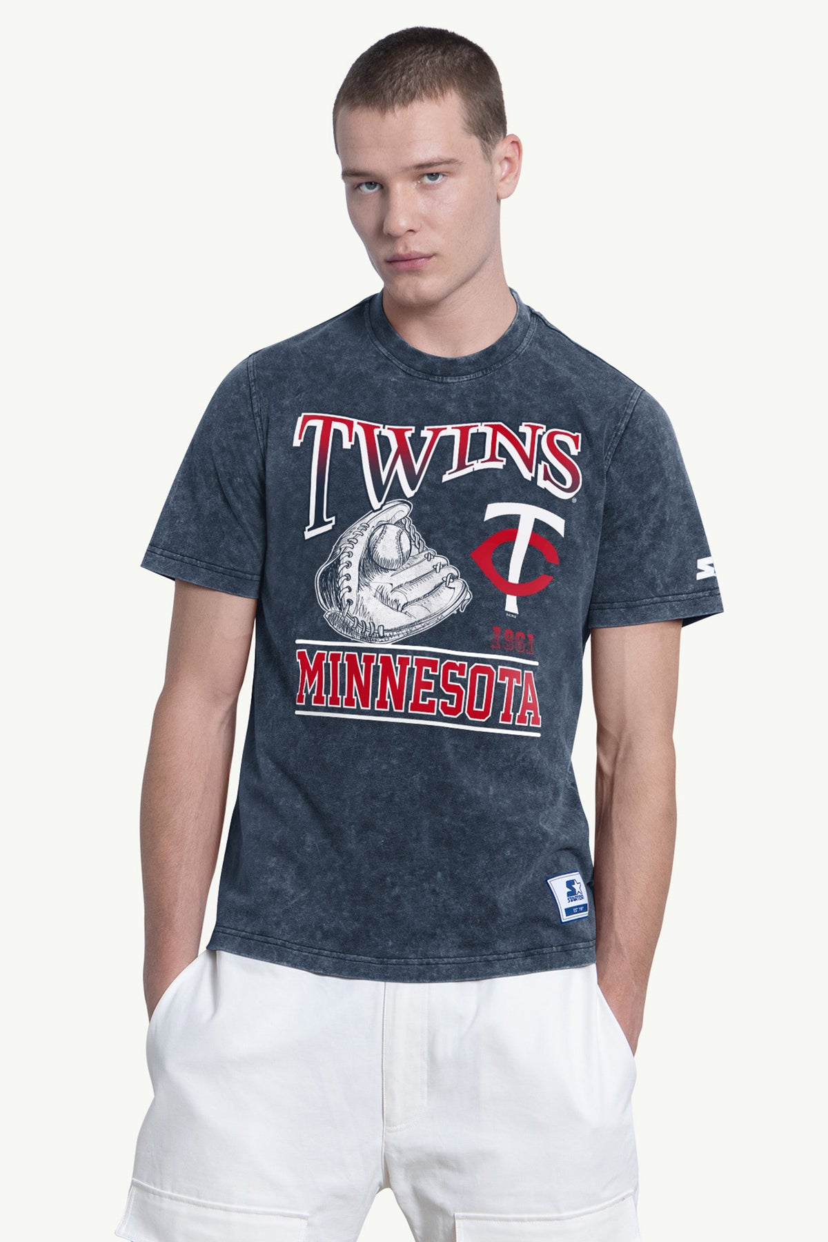 Starter Featured | MENS MINNESOTA TWINS SPIKE SHORT SLEEVE T SHIRT