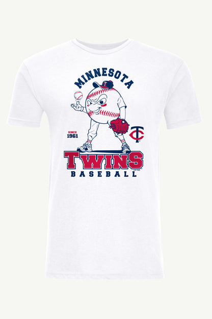 Starter Best Price | MENS MINNESOTA TWINS BASEBALL CHARACTER SHORT SLEEVE T SHIRT