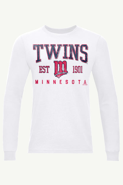 Starter Best Price | MENS MINNESOTA TWINS RETRO LONG SLEEVE T SHIRT