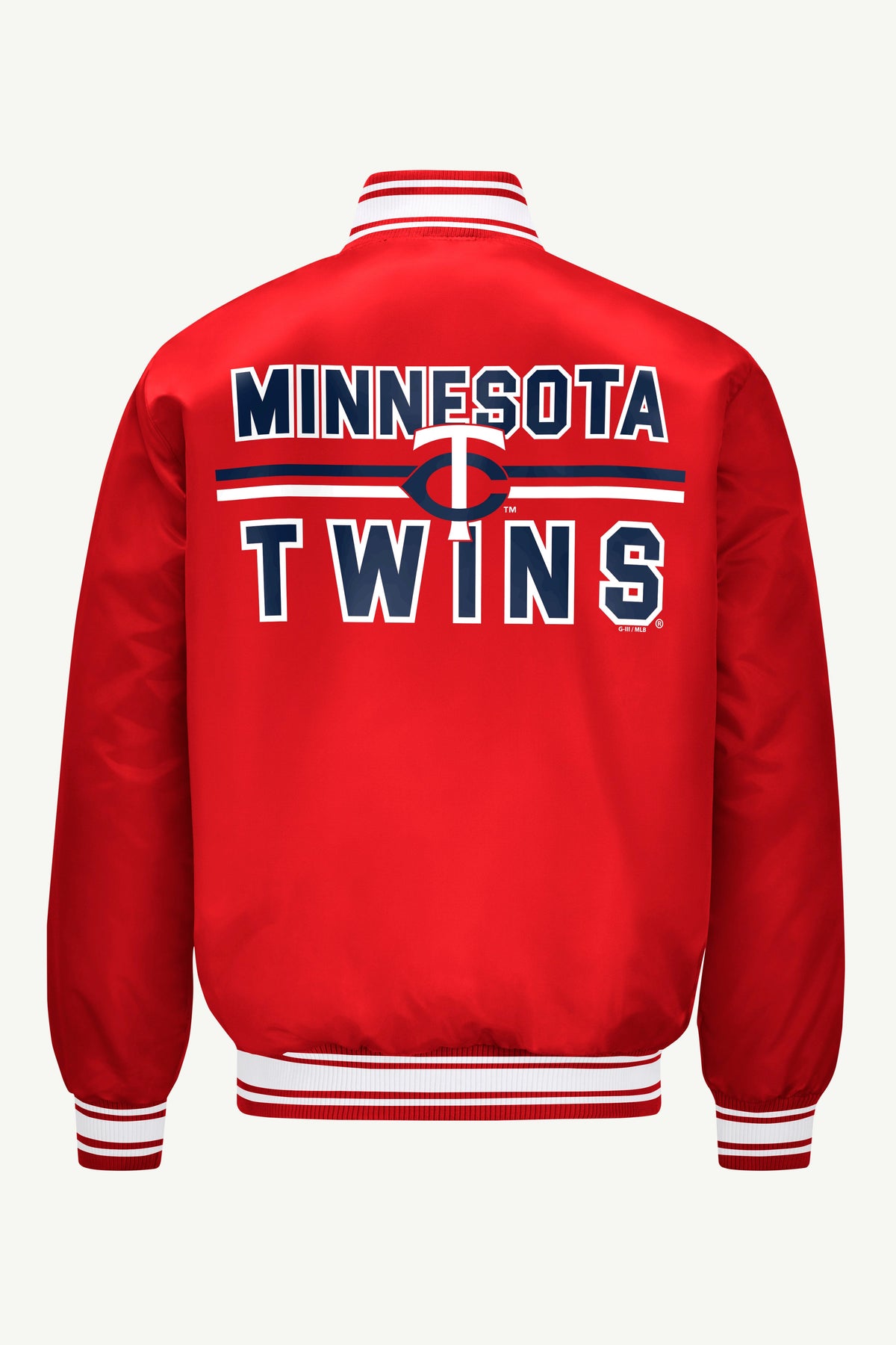 Starter Trusted | MENS MINNESOTA TWINS SATIN VARSITY JACKET
