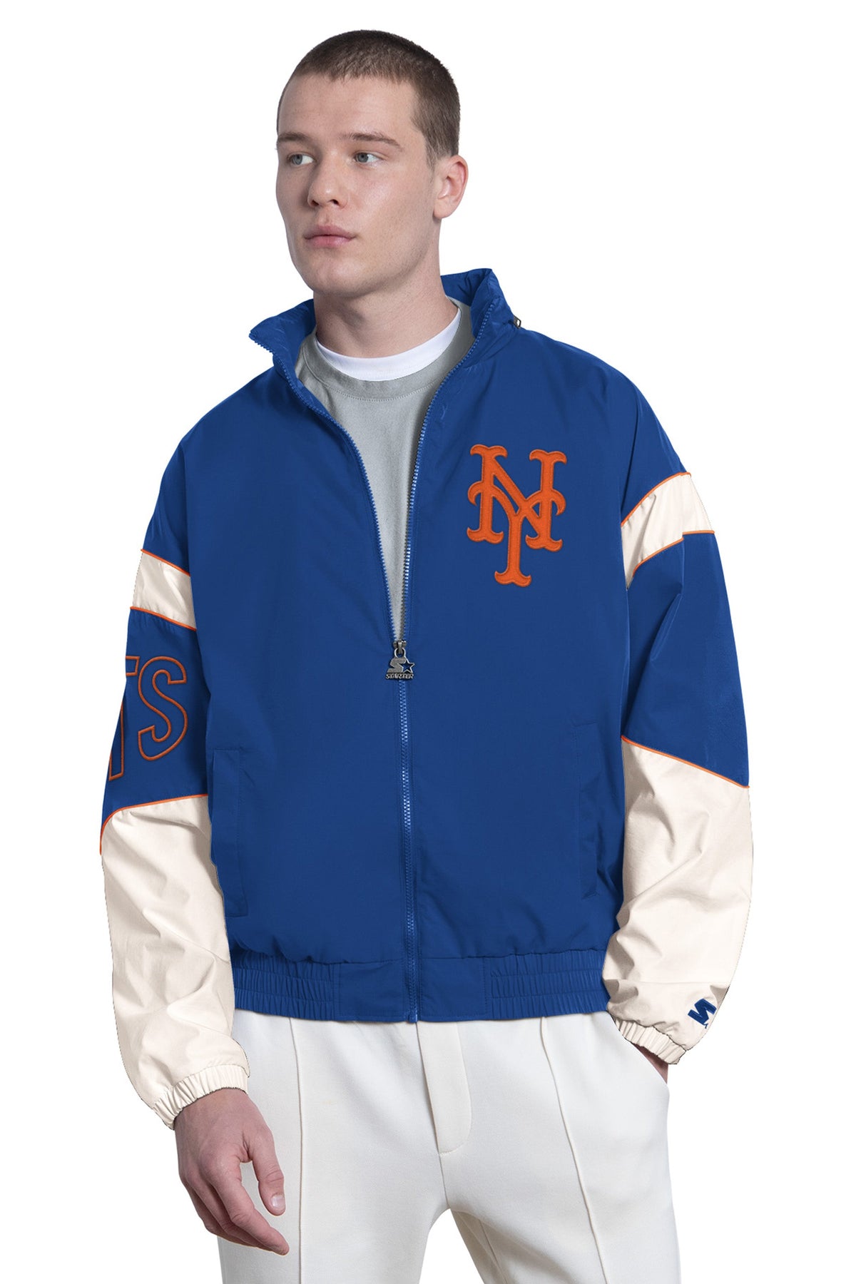 Starter Recommended | MENS NEW YORK METS THE GUST FULL ZIP JACKET