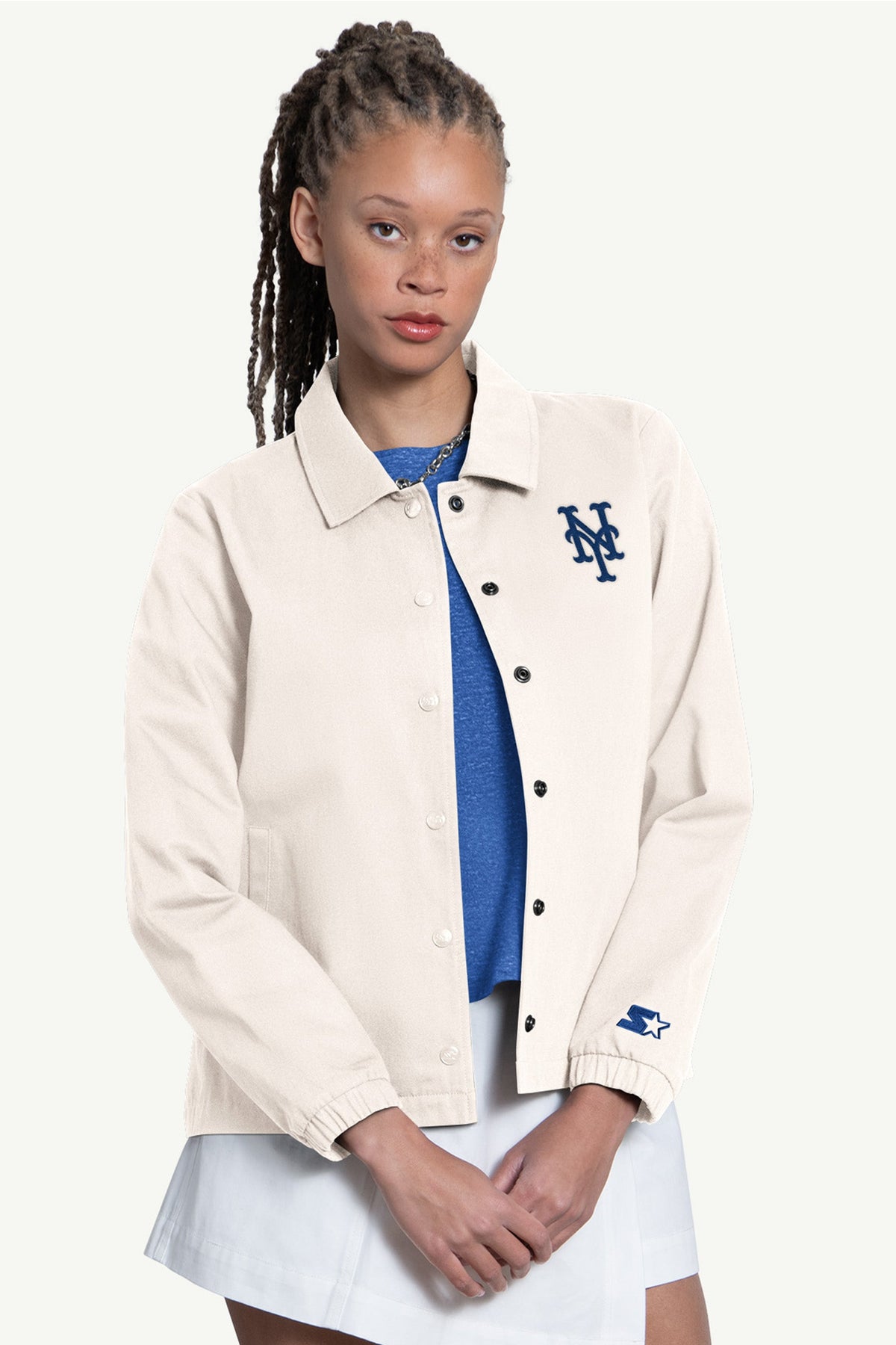 Starter Essential | WOMENS NEW YORK METS COACHES JACKET