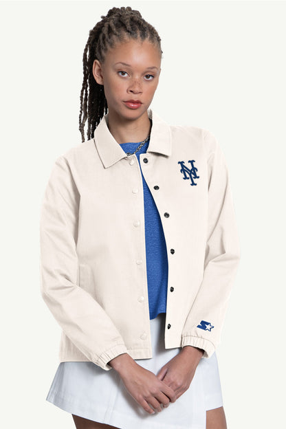 Starter Essential | WOMENS NEW YORK METS COACHES JACKET