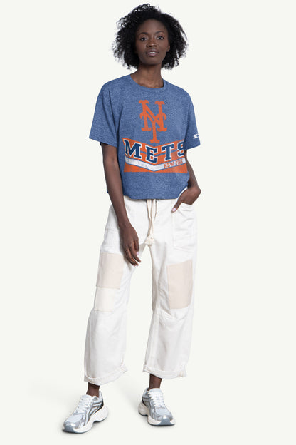 Starter Popular | WOMENS NEW YORK METS JUMP SHOT TEE