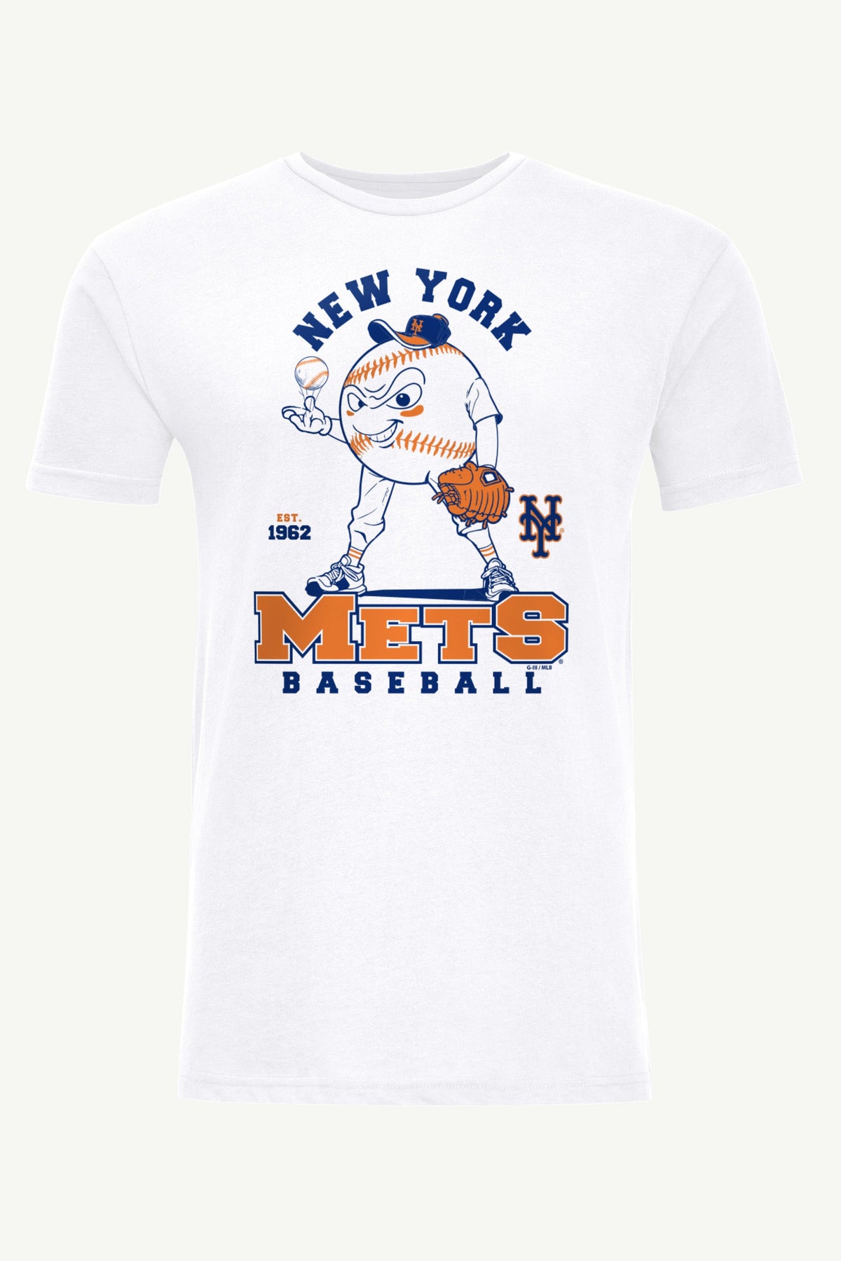 Starter New | MENS NEW YORK METS BASEBALL CHARACTER SHORT SLEEVE T SHIRT