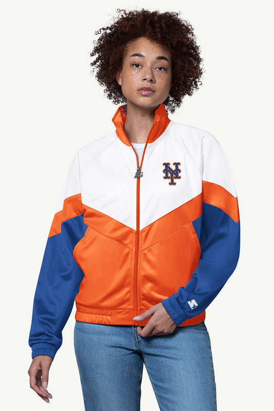 Starter Customer Favorite | WOMENS NEW YORK METS TEAMWORK TRACK JACKET